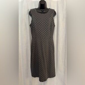 Gray Polka Dot Dress
